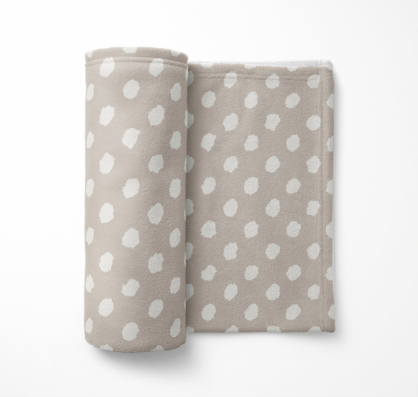 Grunge Dot Velveteen Fleece Blanket