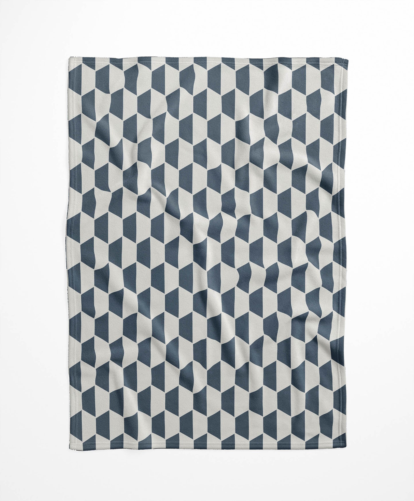 Hex Velveteen Fleece Blanket