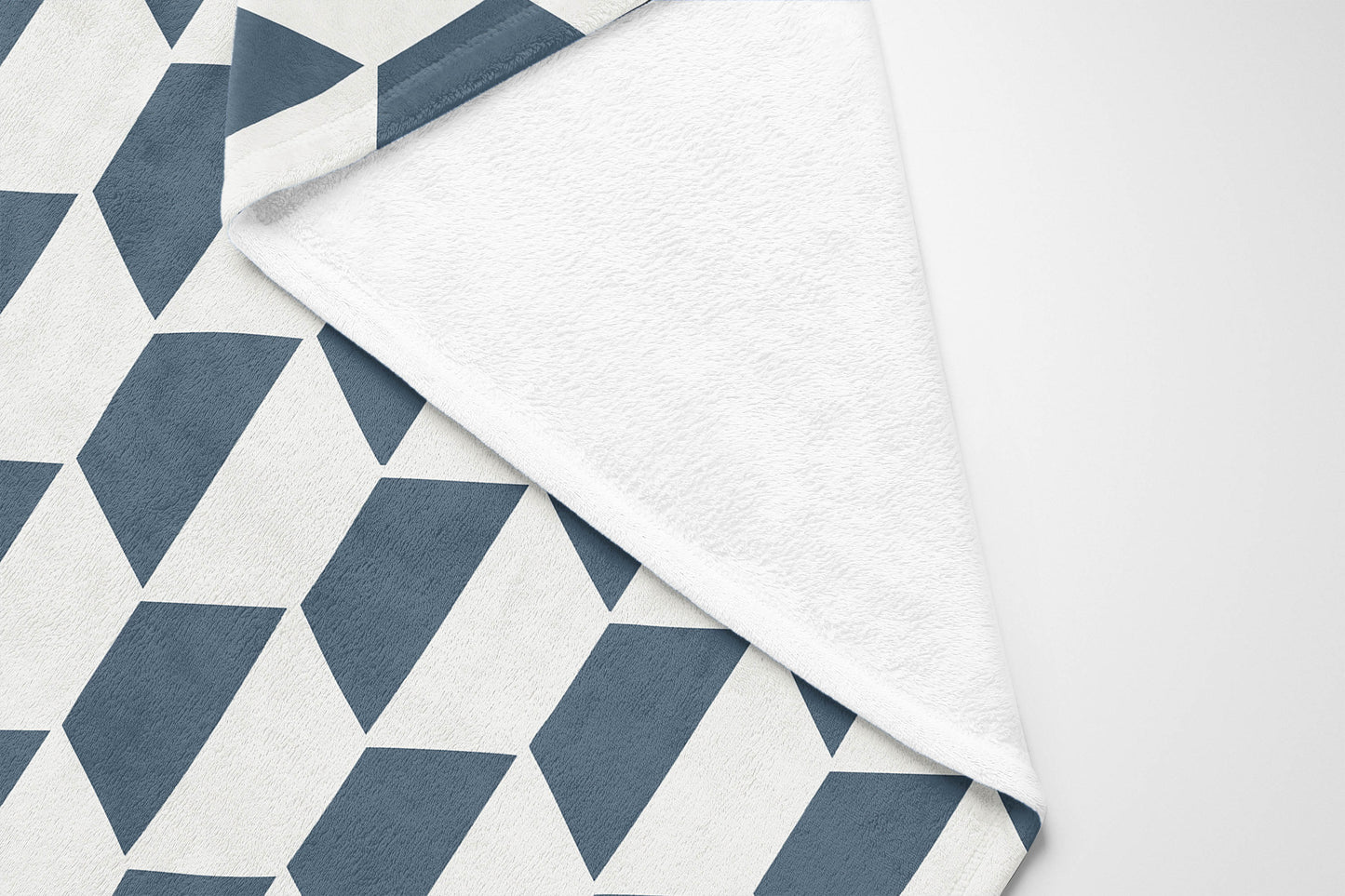 Hex Velveteen Fleece Blanket