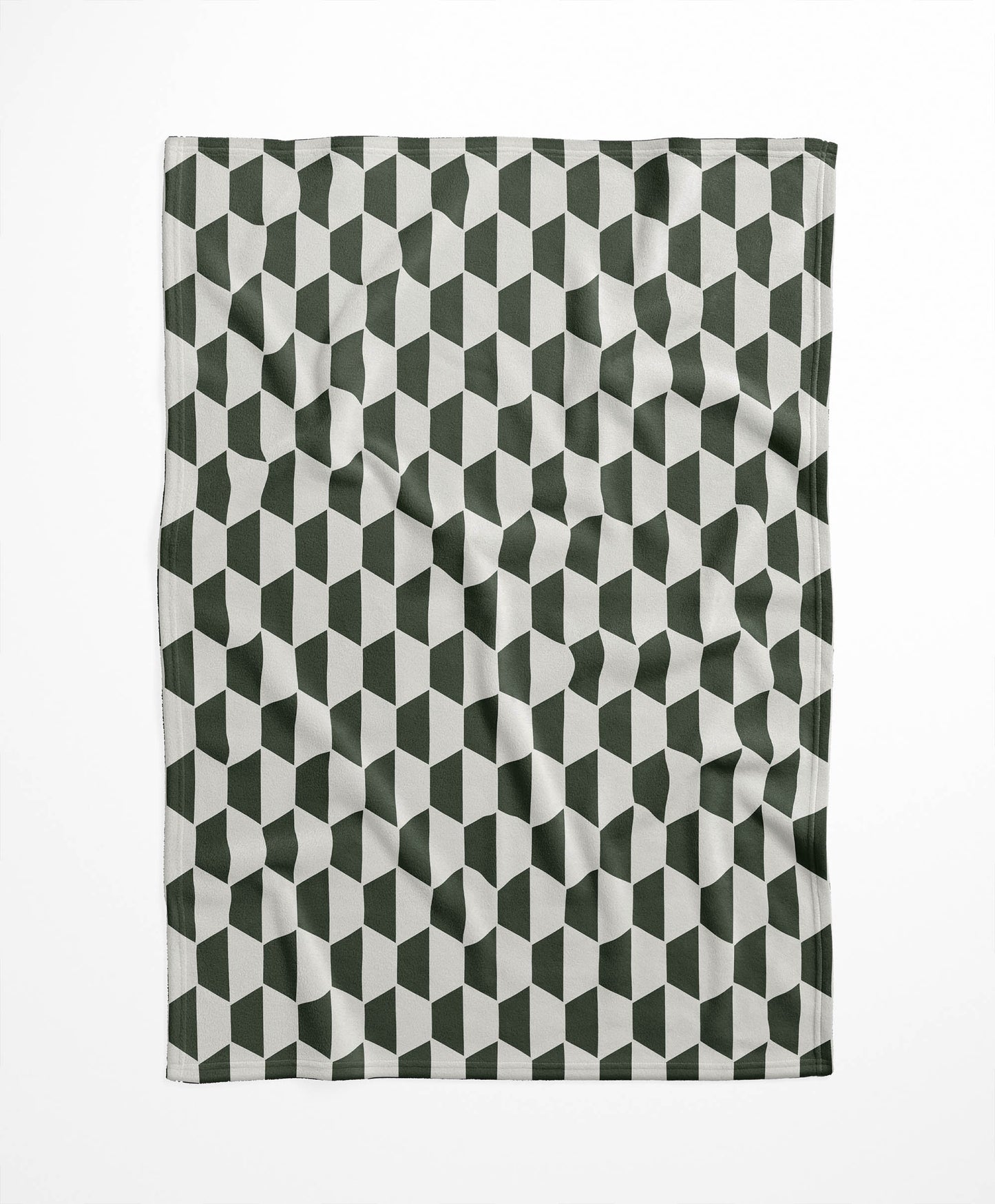 Hex Velveteen Fleece Blanket