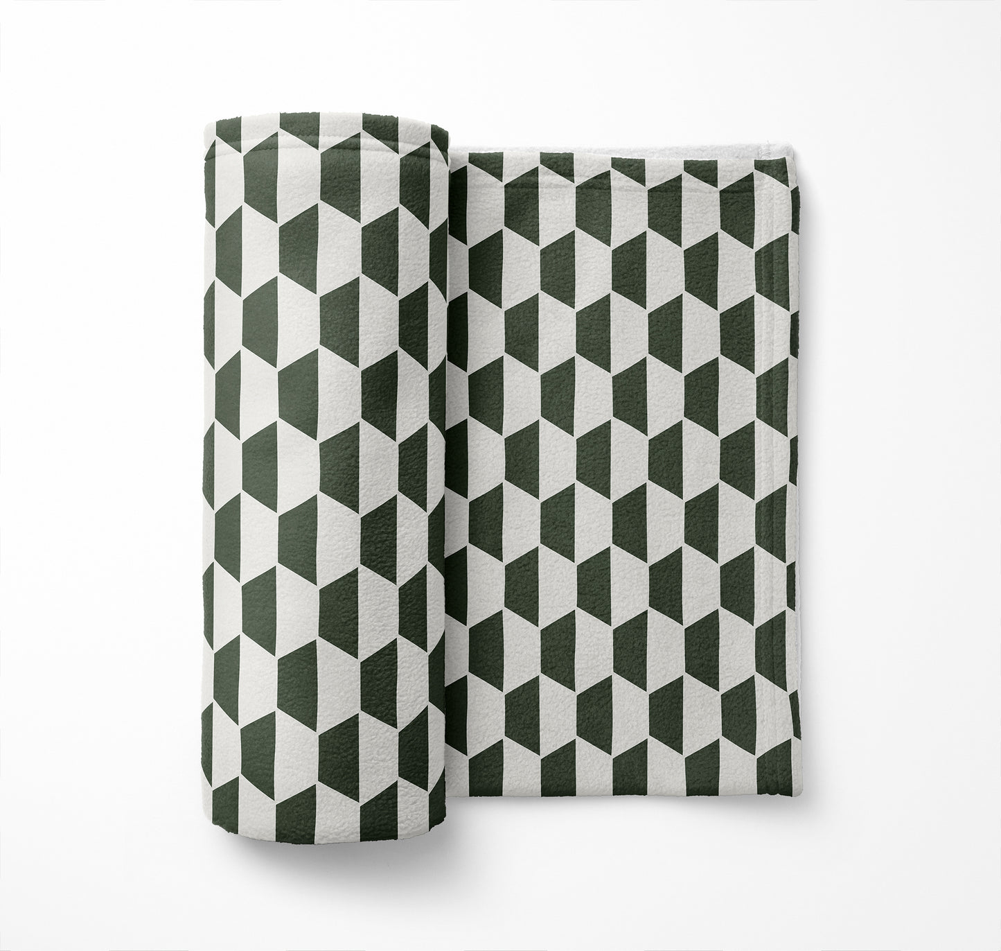 Hex Velveteen Fleece Blanket