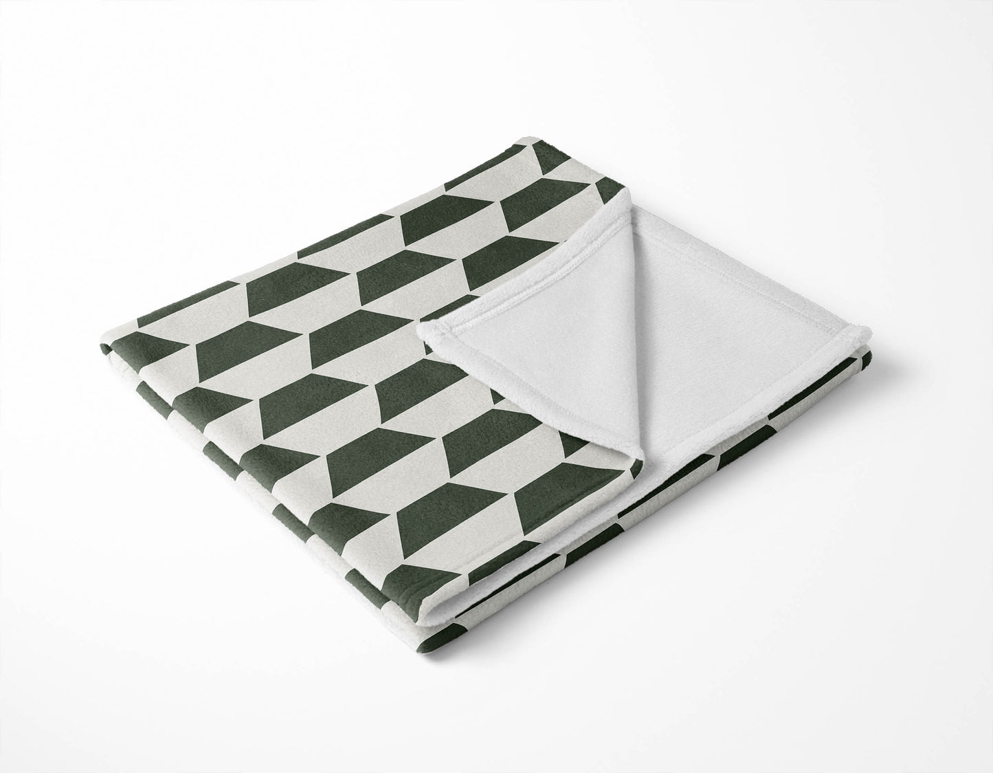 Hex Velveteen Fleece Blanket