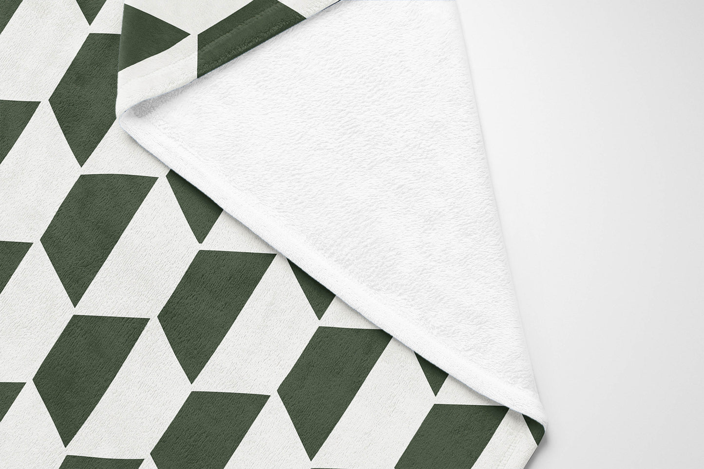 Hex Velveteen Fleece Blanket