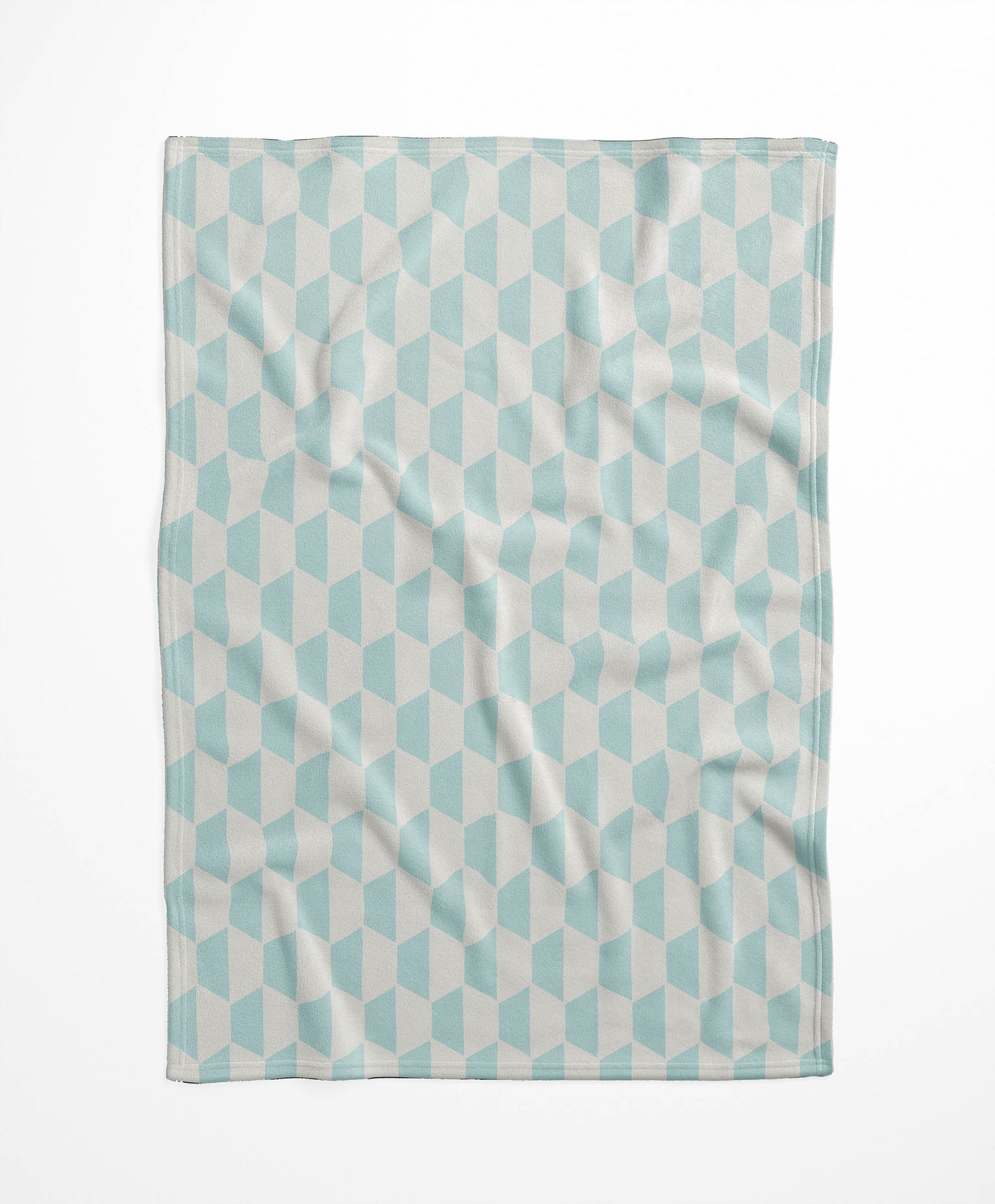 Hex Velveteen Fleece Blanket