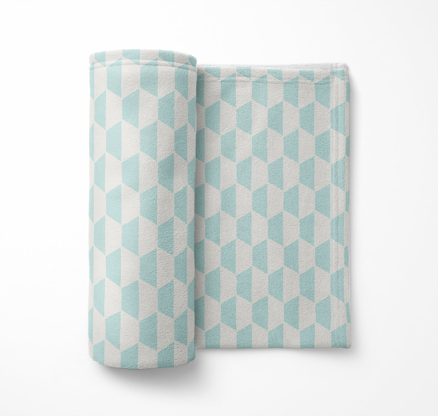 Hex Velveteen Fleece Blanket