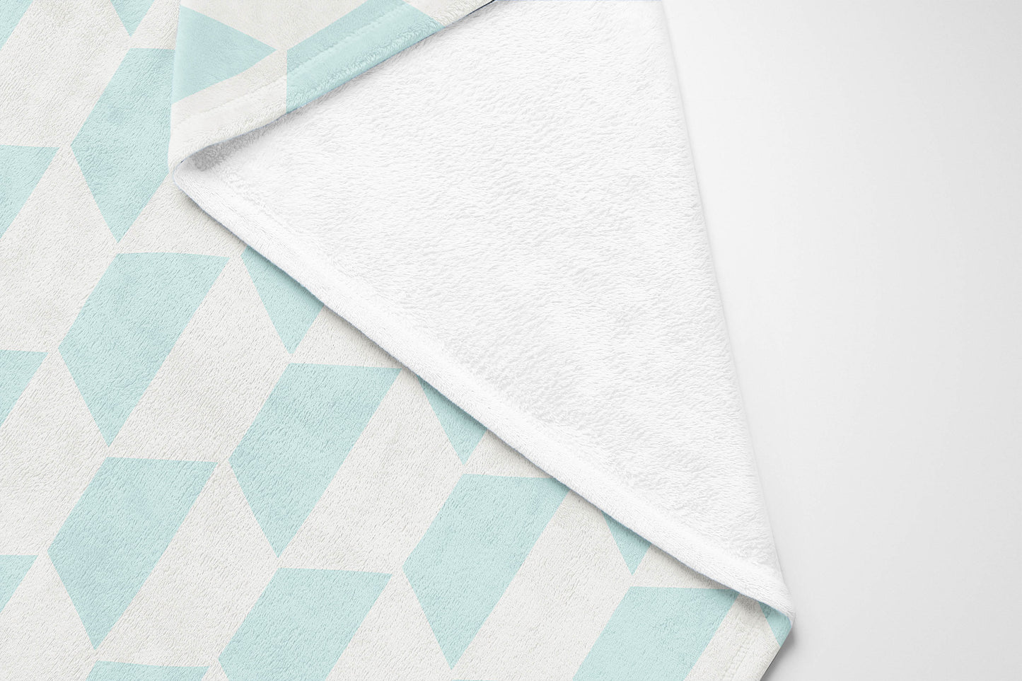 Hex Velveteen Fleece Blanket