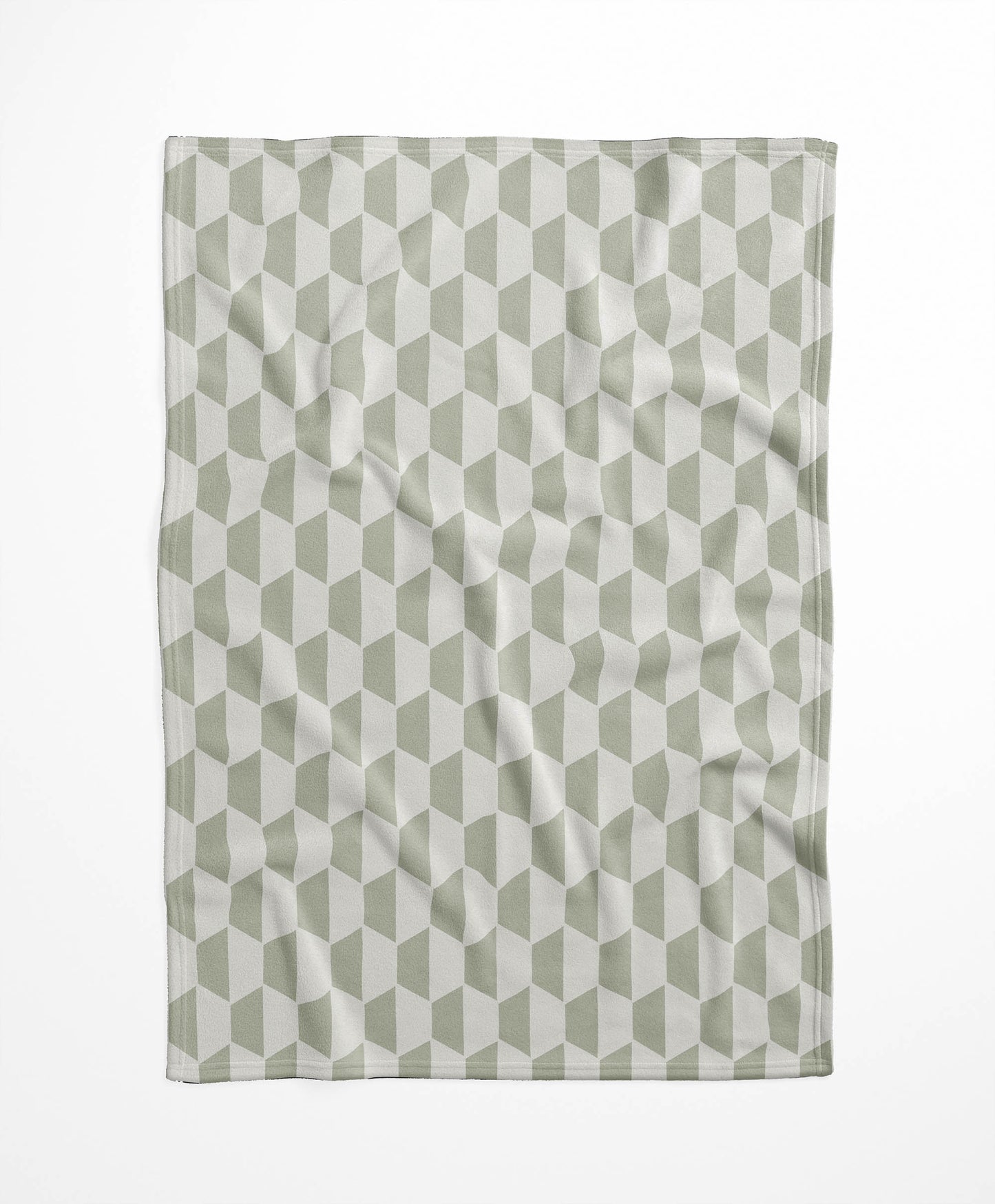 Hex Velveteen Fleece Blanket