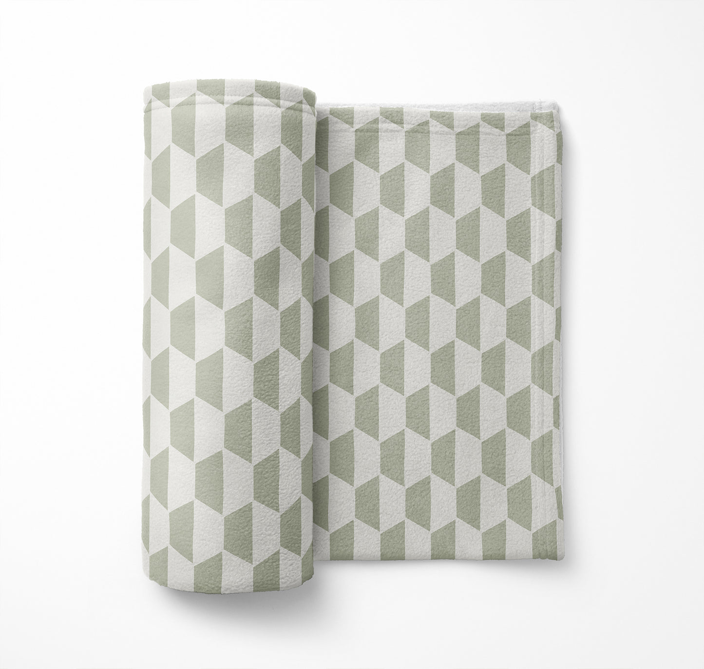 Hex Velveteen Fleece Blanket