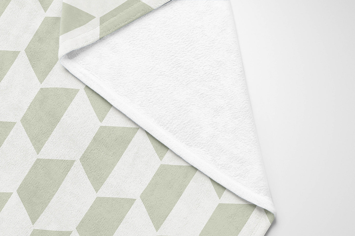 Hex Velveteen Fleece Blanket