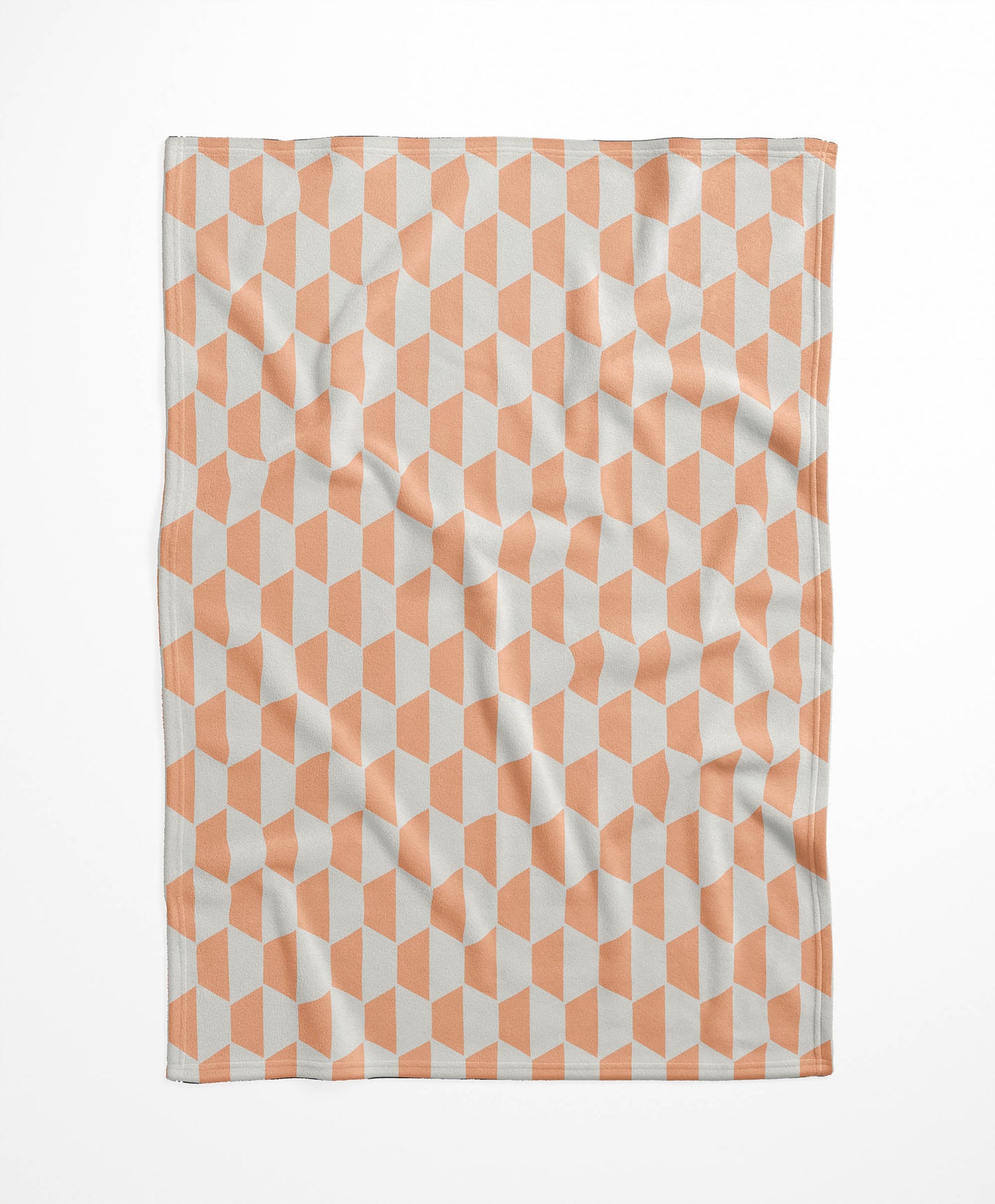 Hex Velveteen Fleece Blanket