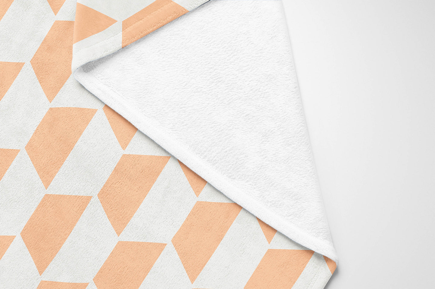 Hex Velveteen Fleece Blanket