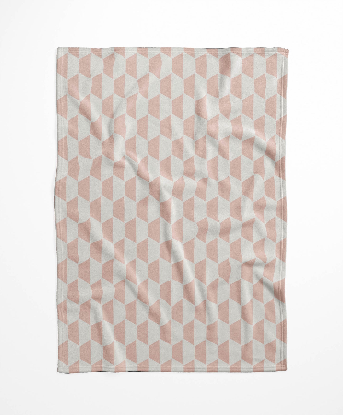 Hex Velveteen Fleece Blanket