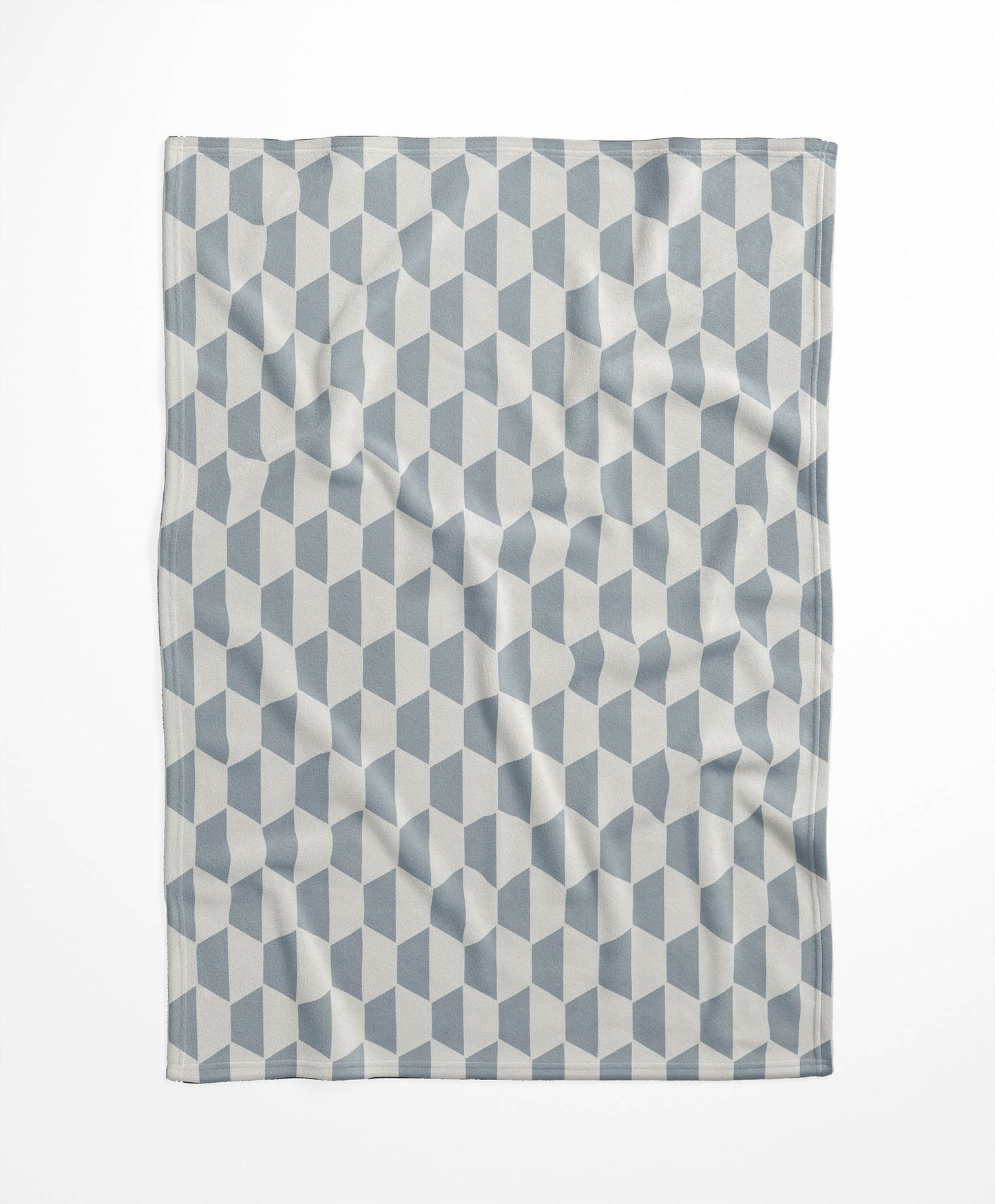 Hex Velveteen Fleece Blanket
