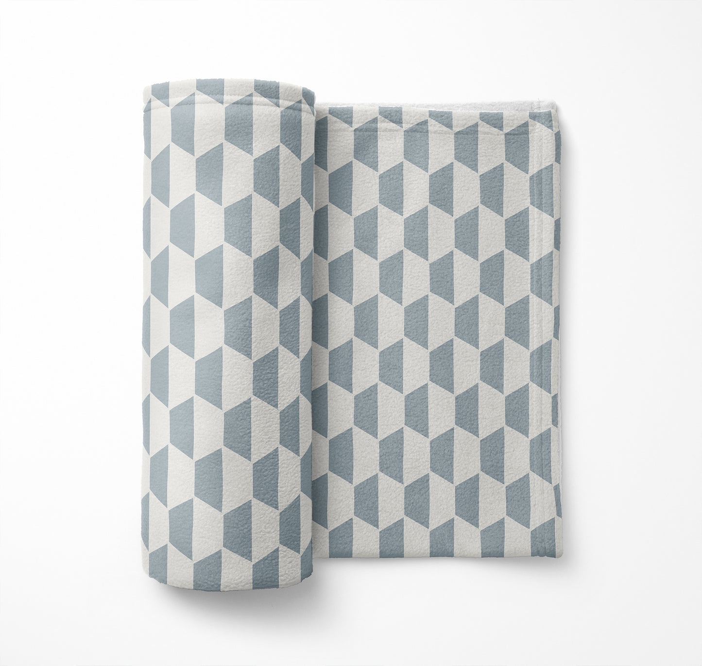 Hex Velveteen Fleece Blanket