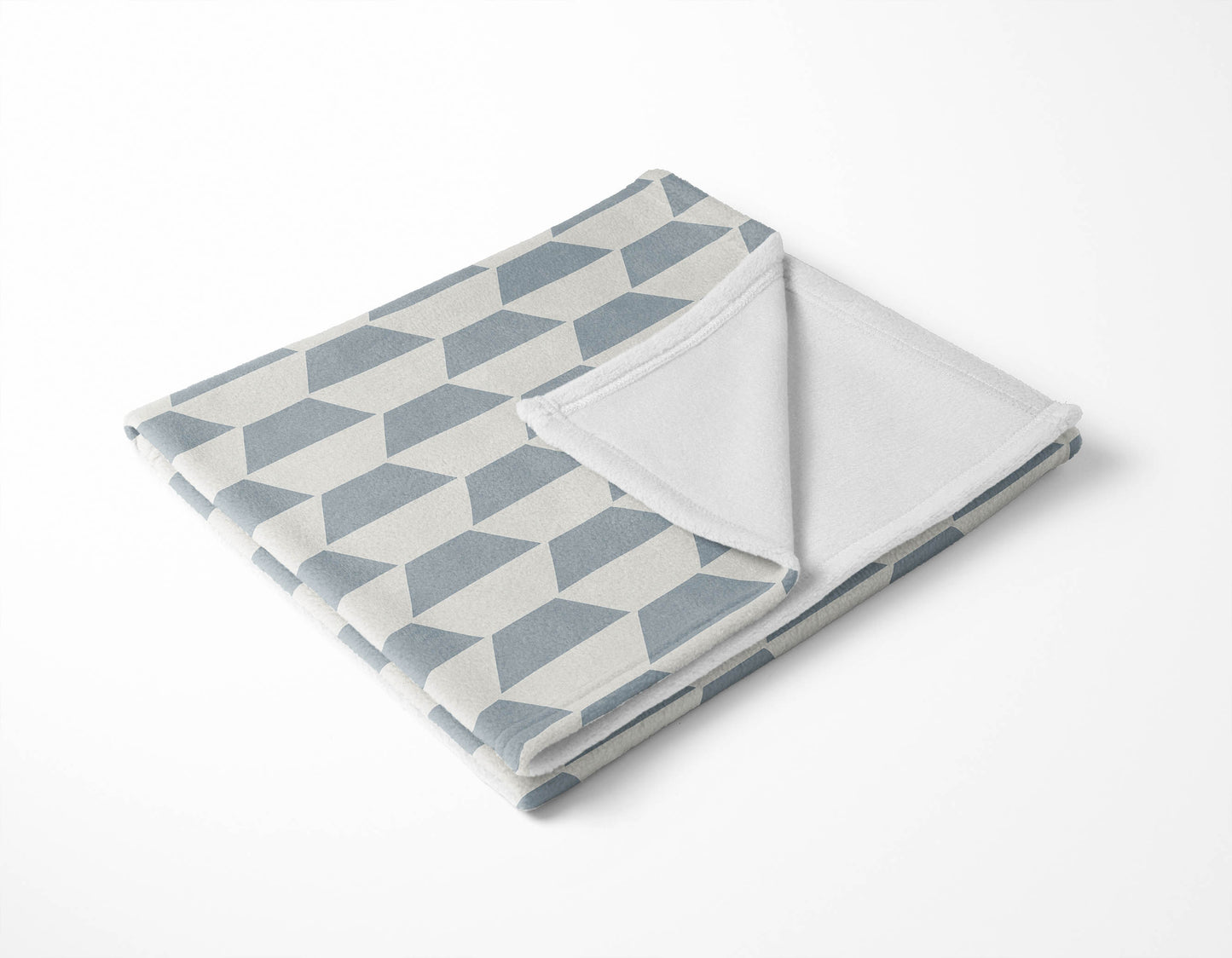 Hex Velveteen Fleece Blanket