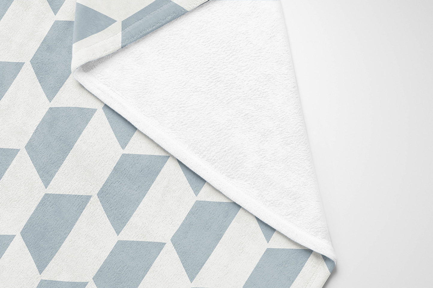 Hex Velveteen Fleece Blanket