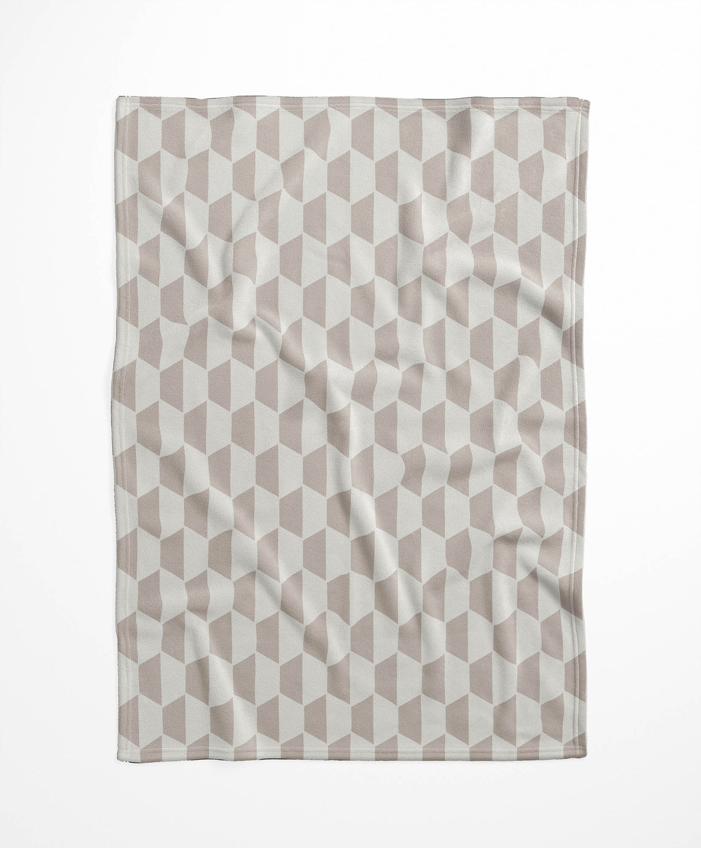 Hex Velveteen Fleece Blanket
