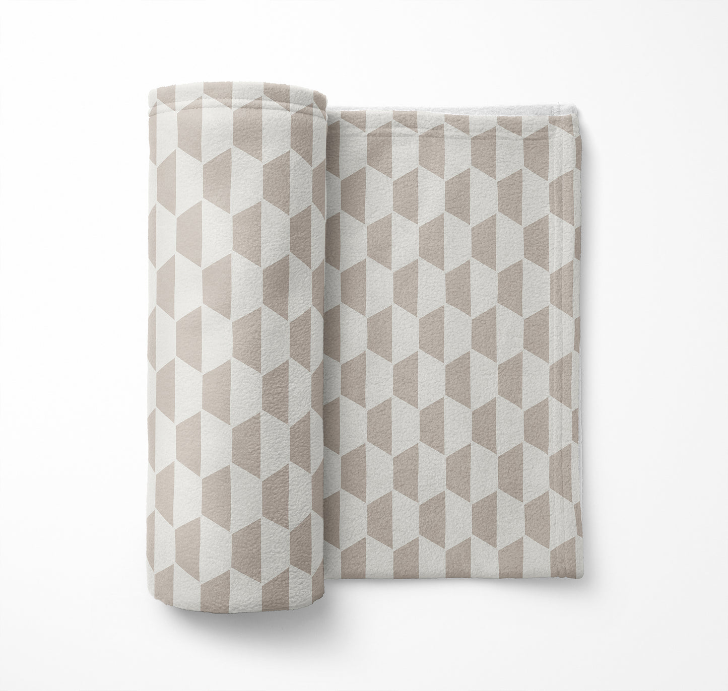 Hex Velveteen Fleece Blanket