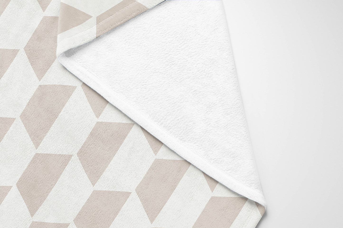 Hex Velveteen Fleece Blanket