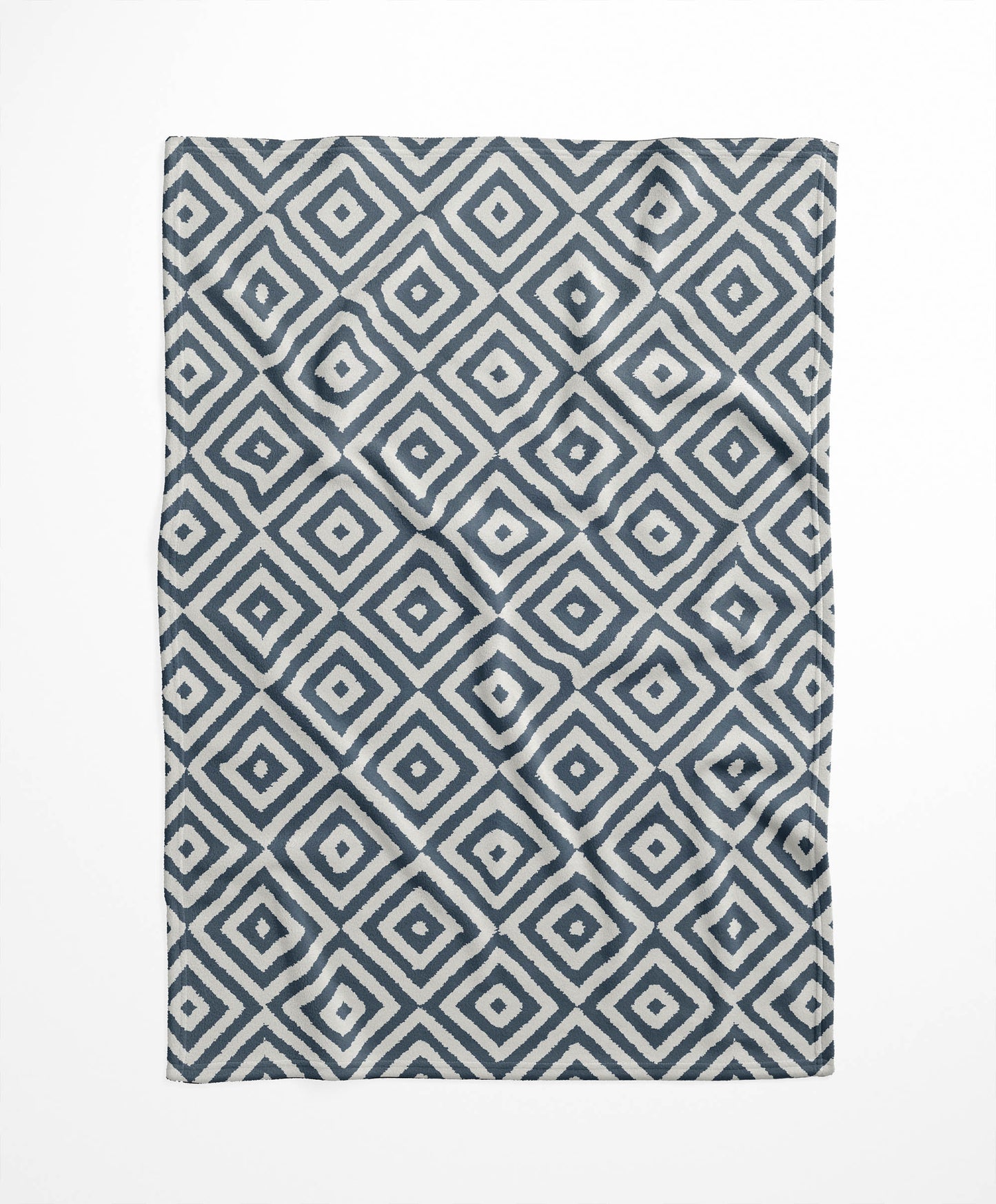 Ikat Eye Velveteen Fleece Blanket