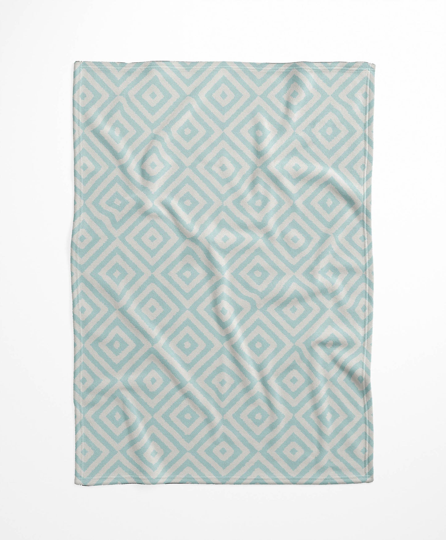Ikat Eye Velveteen Fleece Blanket