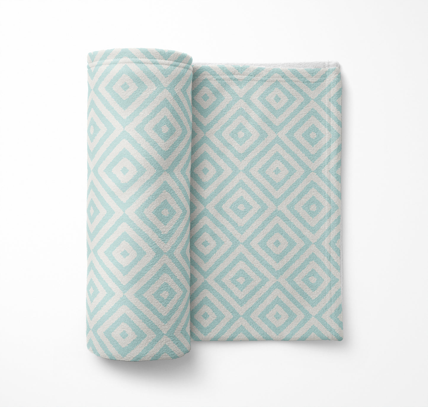 Ikat Eye Velveteen Fleece Blanket