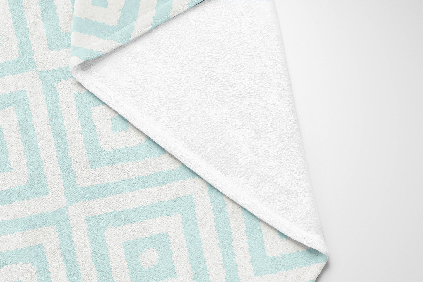 Ikat Eye Velveteen Fleece Blanket