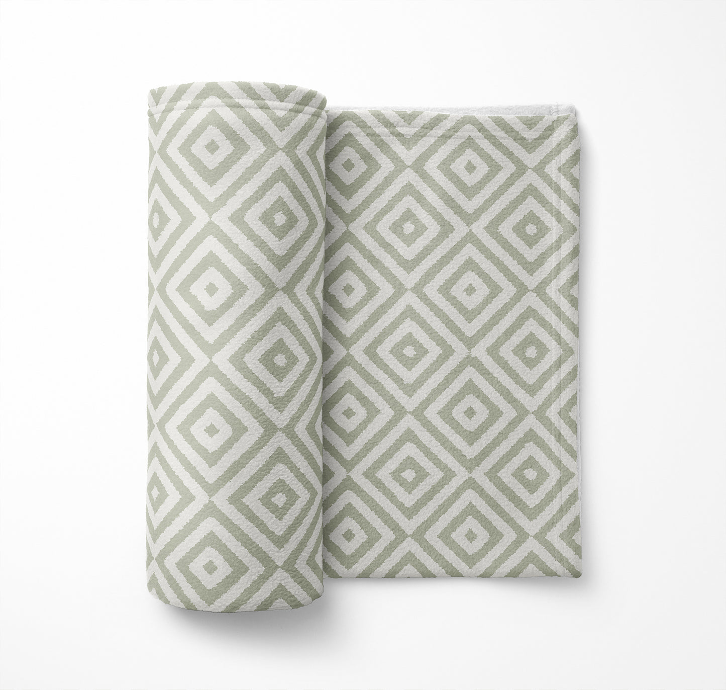Ikat Eye Velveteen Fleece Blanket