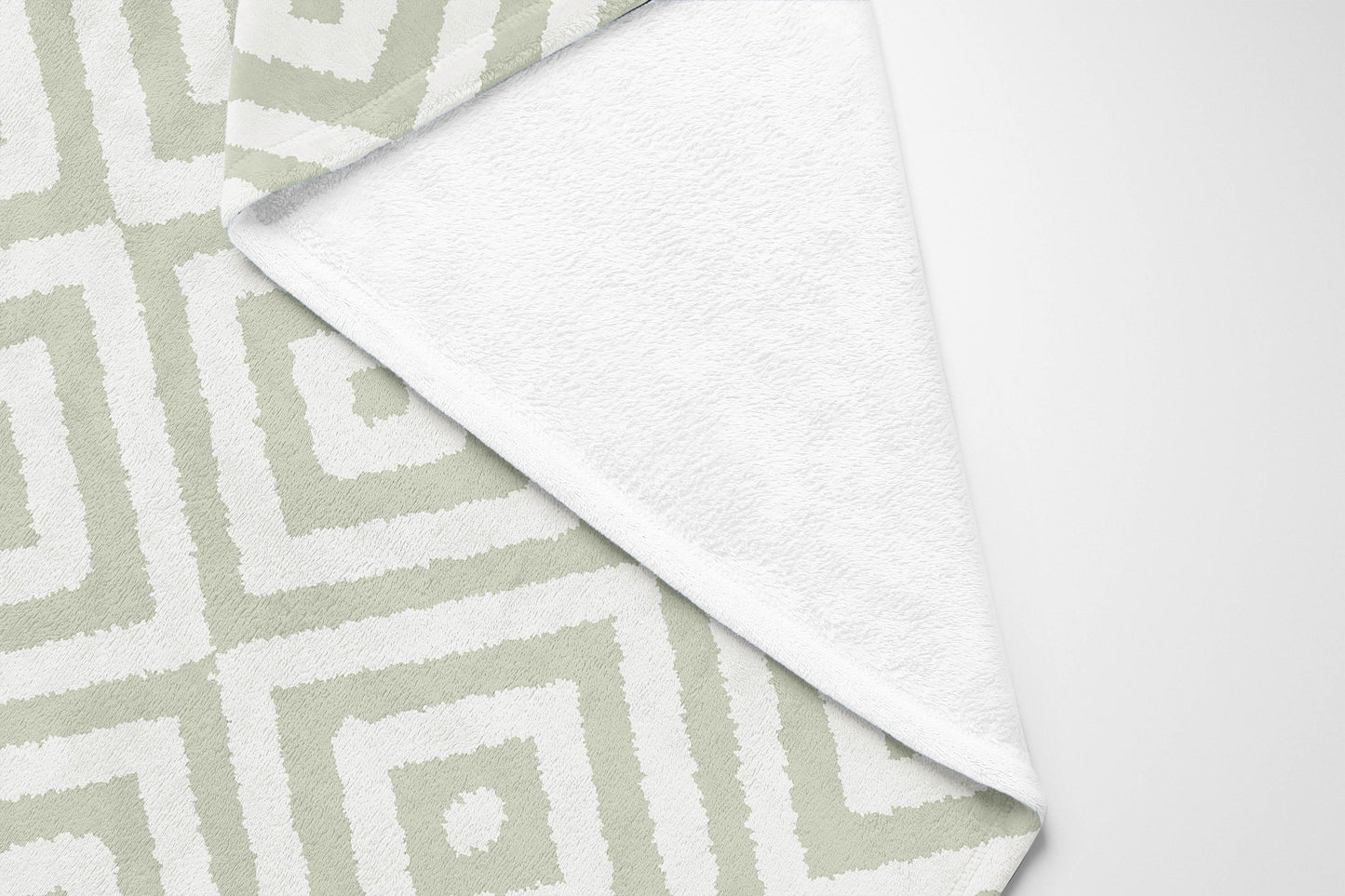 Ikat Eye Velveteen Fleece Blanket