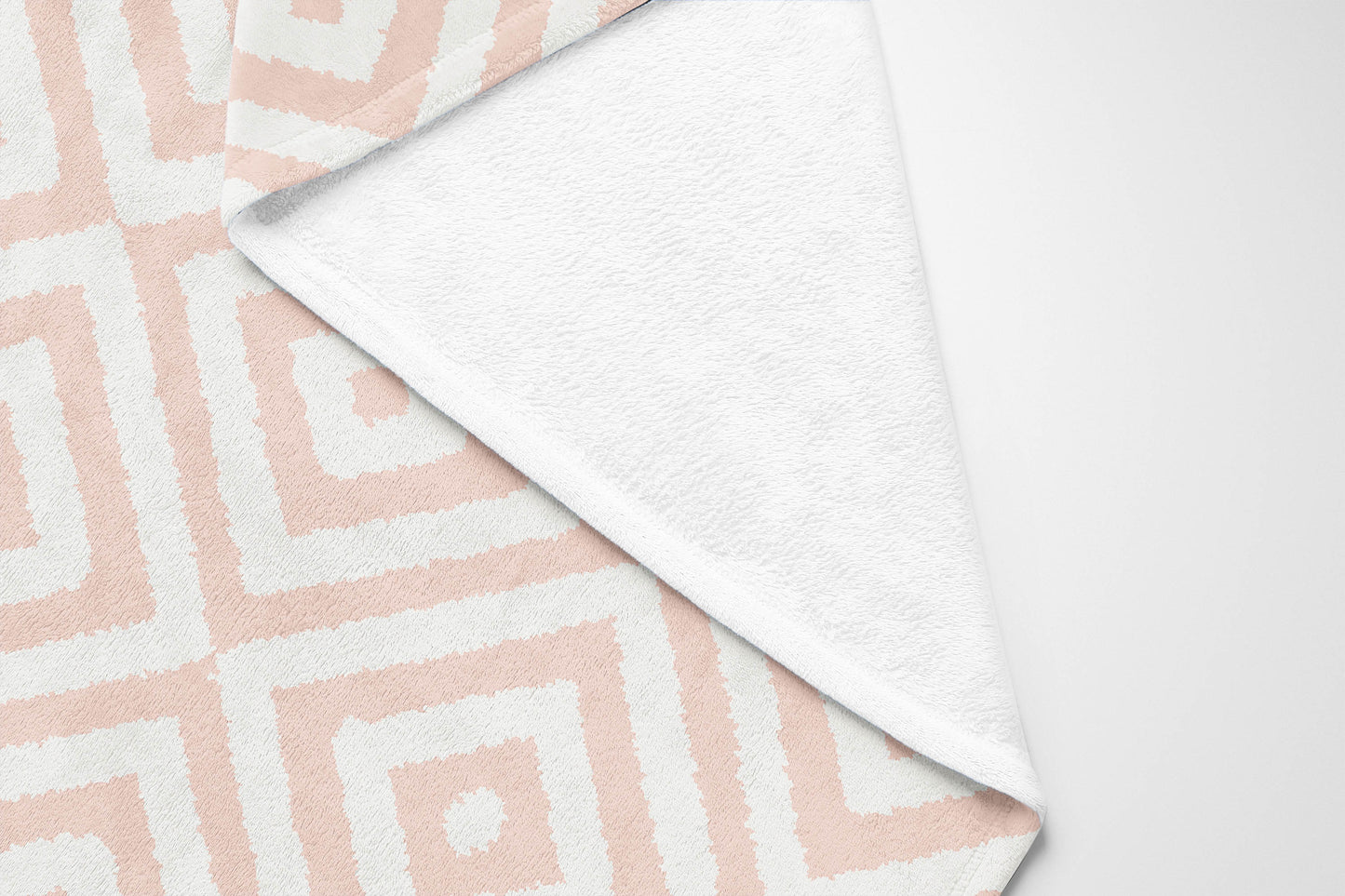 Ikat Eye Velveteen Fleece Blanket