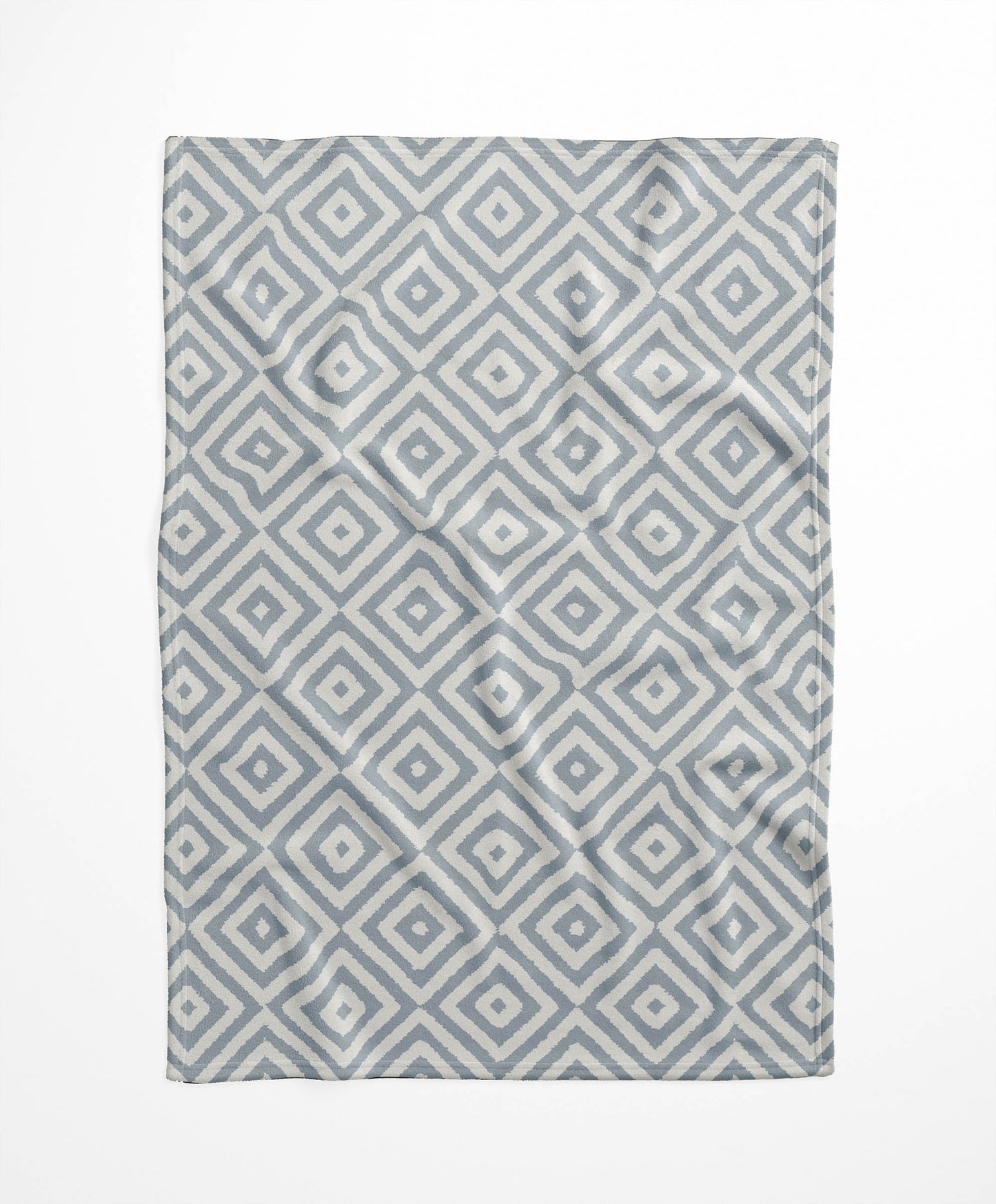 Ikat Eye Velveteen Fleece Blanket