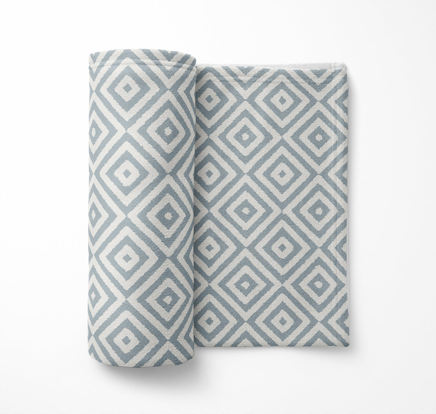 Ikat Eye Velveteen Fleece Blanket