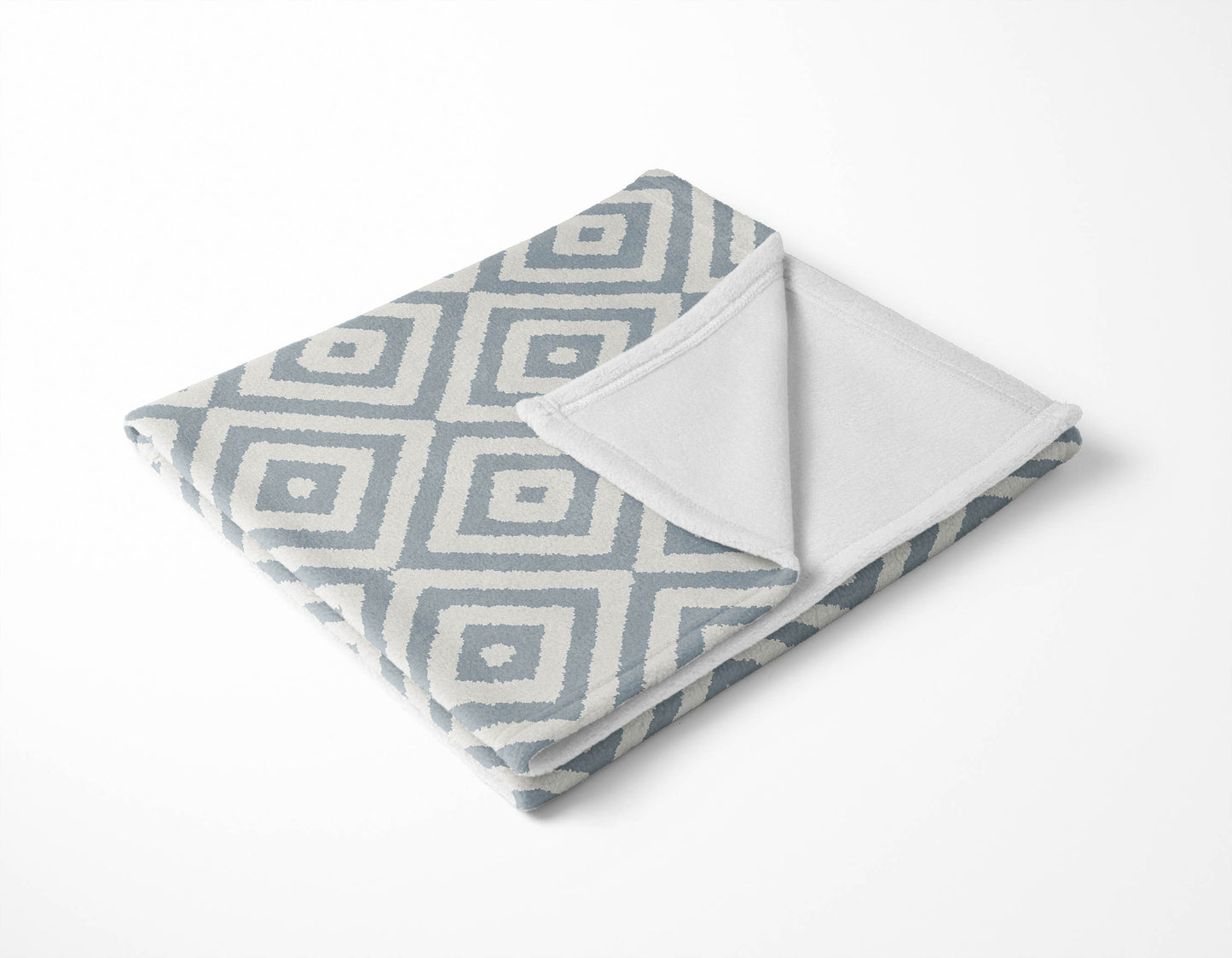 Ikat Eye Velveteen Fleece Blanket