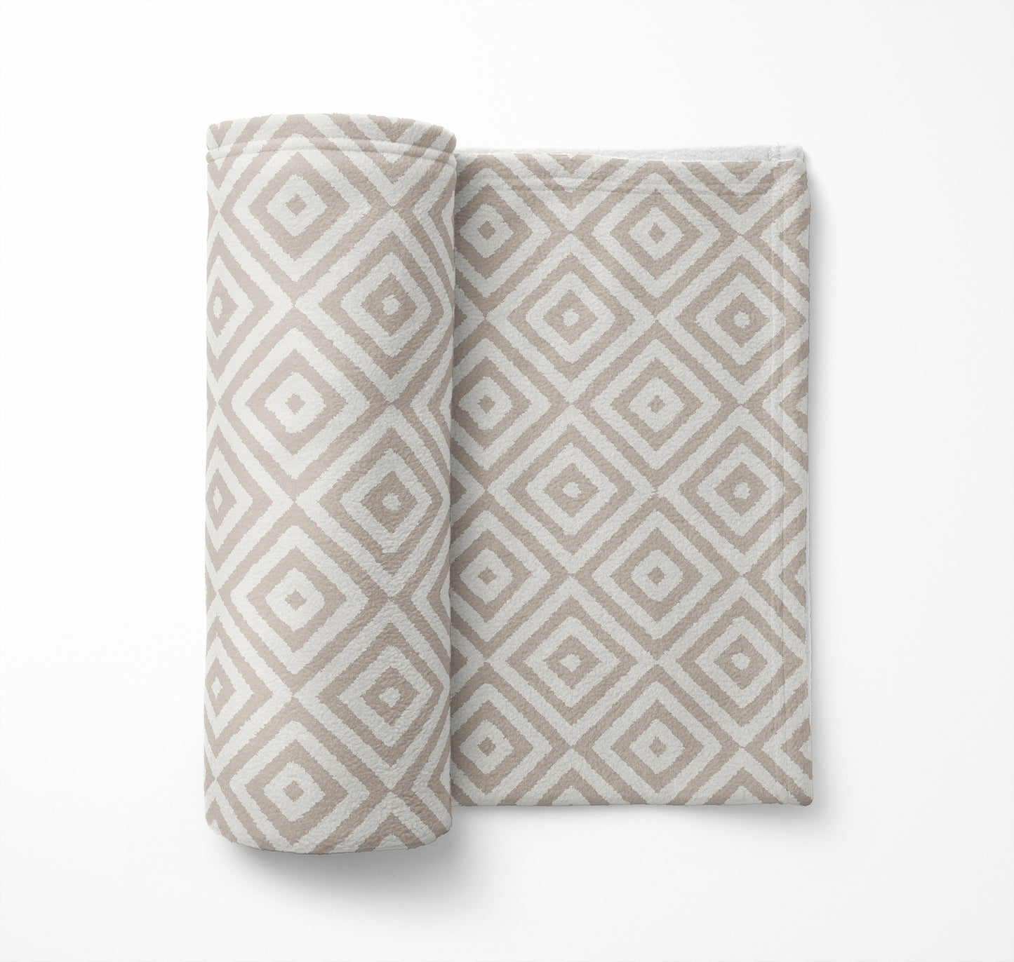 Ikat Eye Velveteen Fleece Blanket