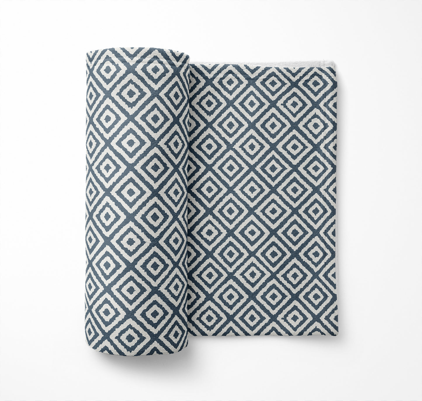 Ikat Grunge Velveteen Fleece Blanket