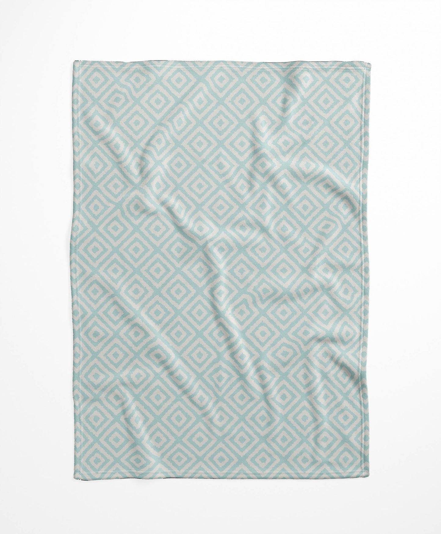 Ikat Grunge Velveteen Fleece Blanket