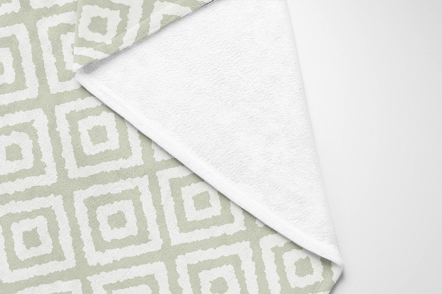Ikat Grunge Velveteen Fleece Blanket