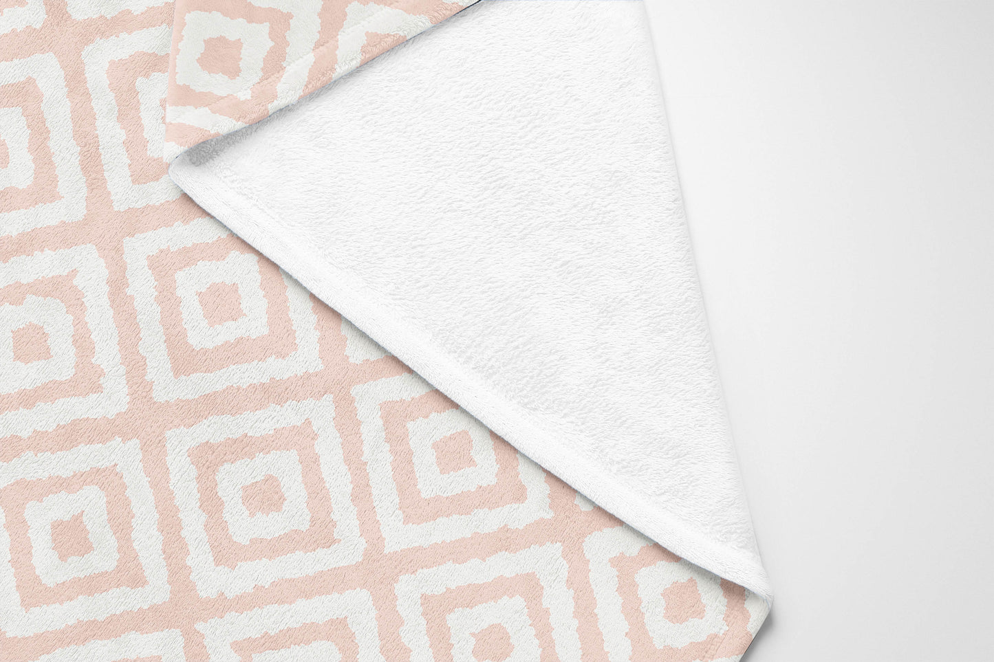 Ikat Grunge Velveteen Fleece Blanket