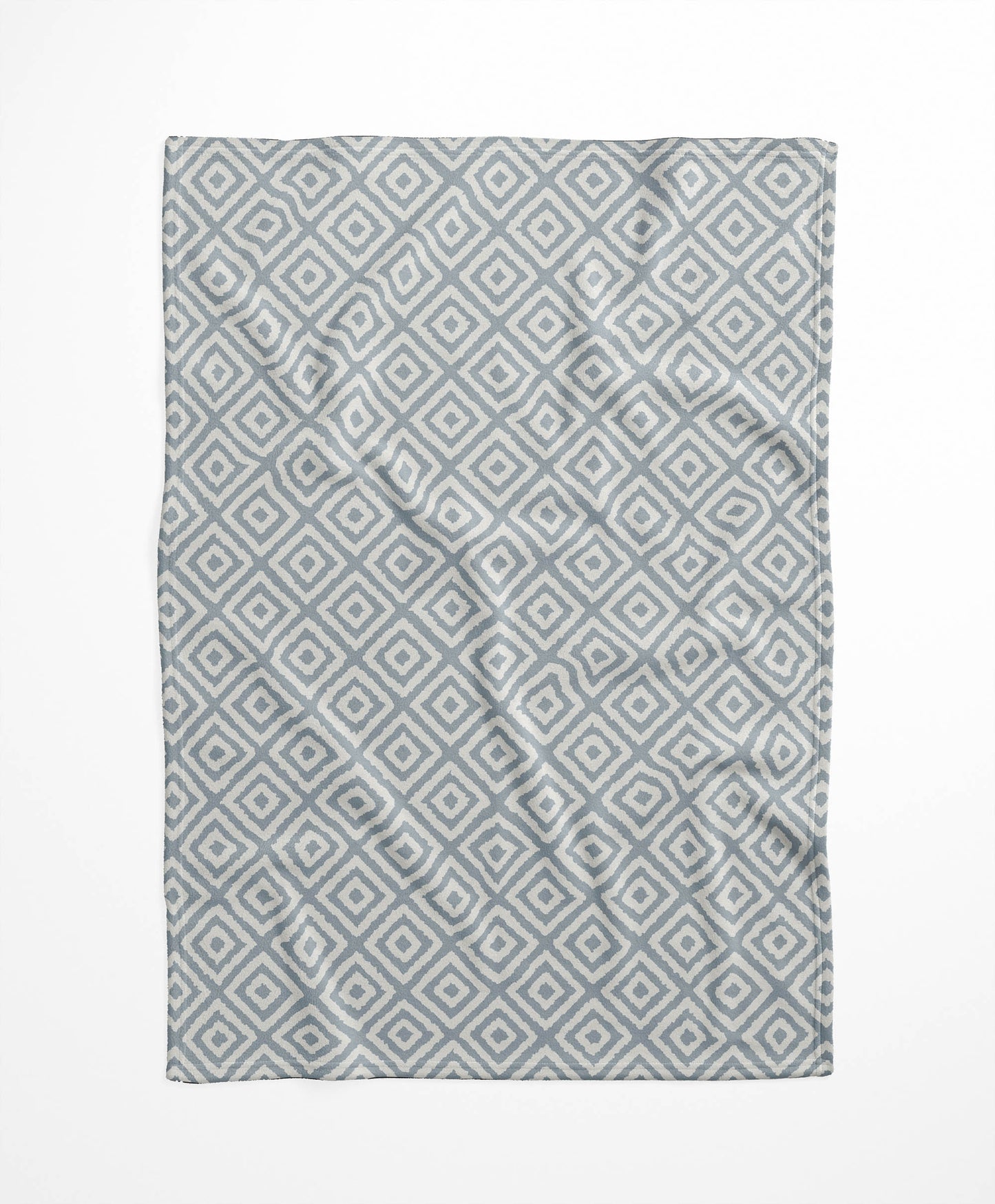 Ikat Grunge Velveteen Fleece Blanket