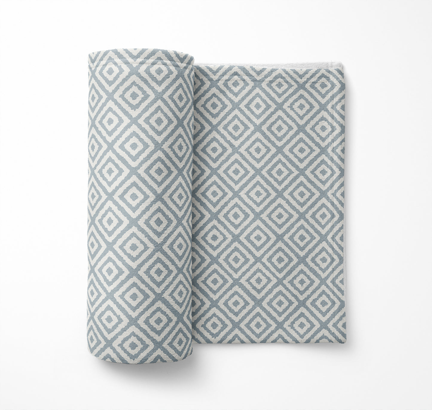 Ikat Grunge Velveteen Fleece Blanket