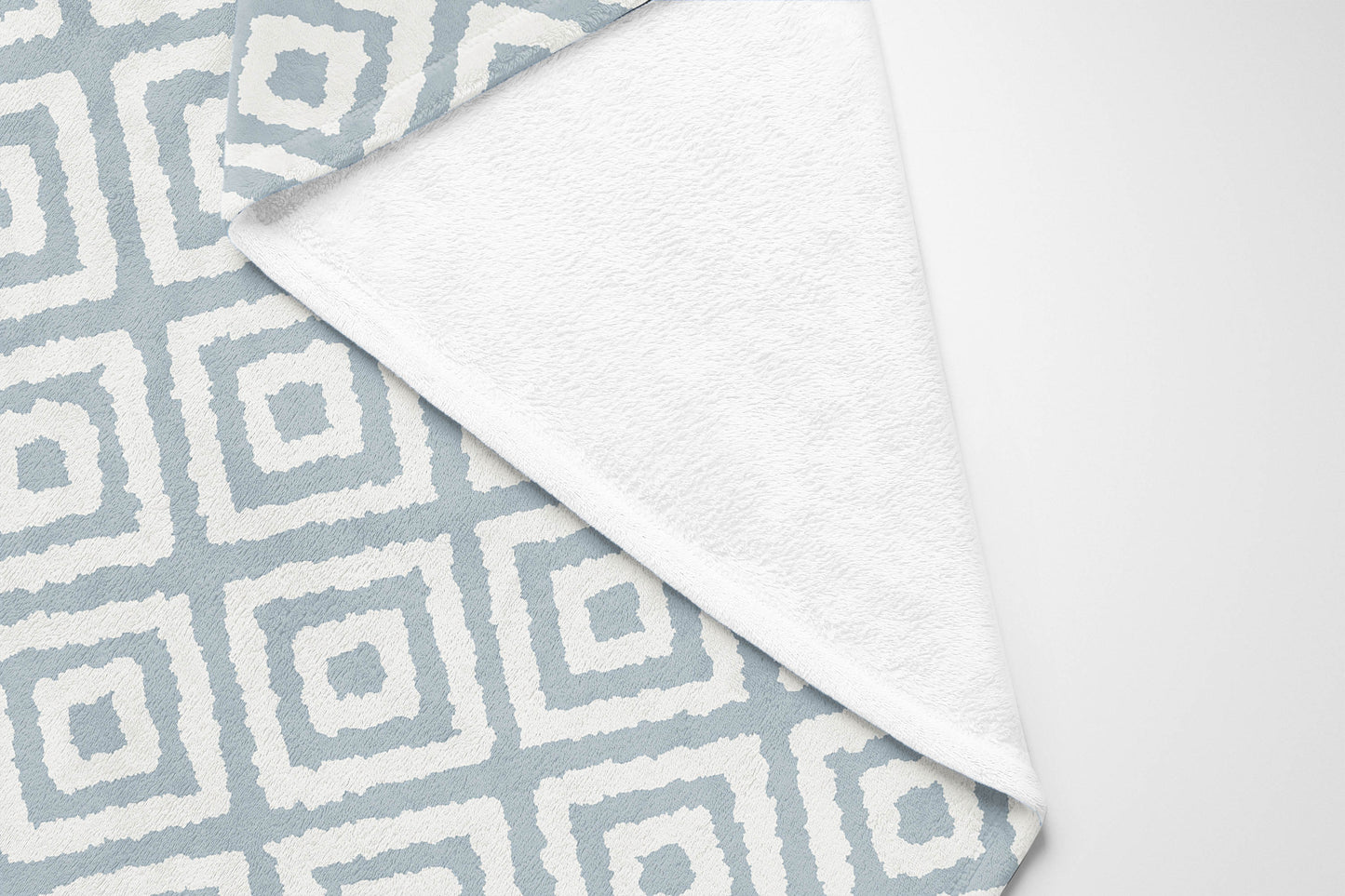 Ikat Grunge Velveteen Fleece Blanket