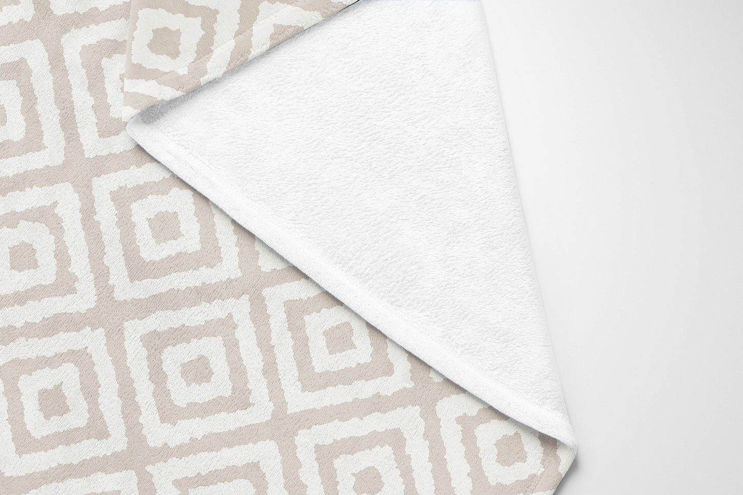 Ikat Grunge Velveteen Fleece Blanket