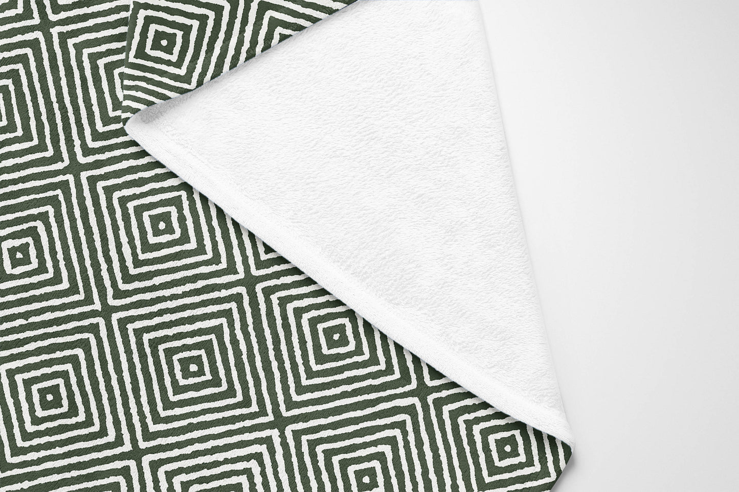 Ikat Spray Velveteen Fleece Blanket