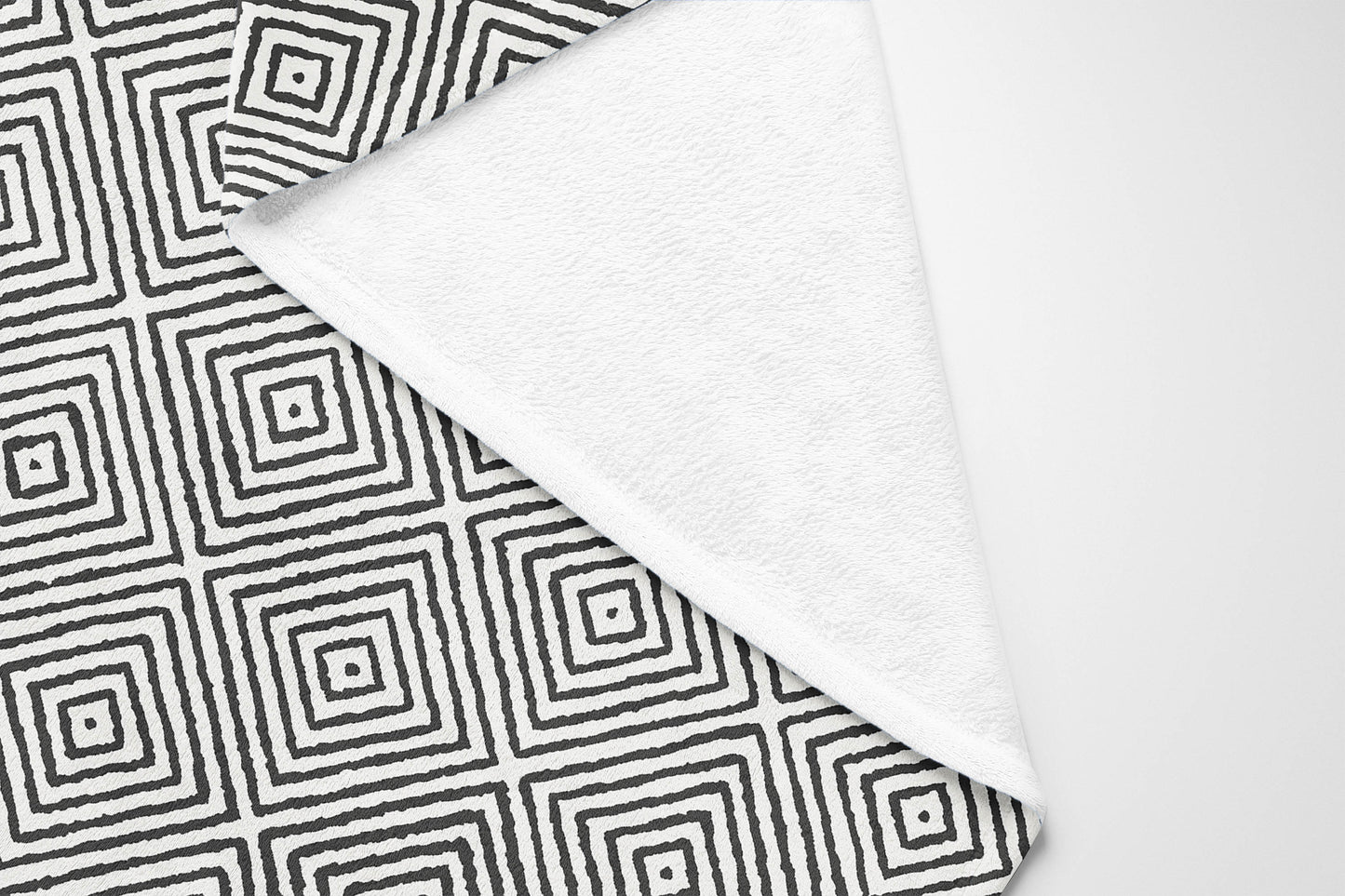 Ikat Spray Velveteen Fleece Blanket