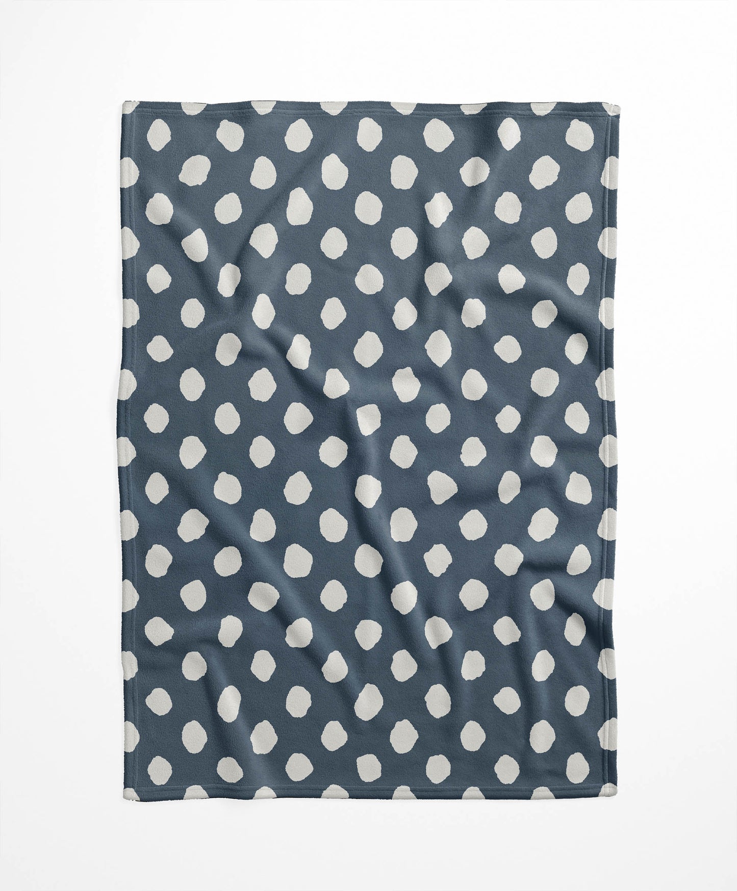 Large Dot Velveteen Fleece Blanket