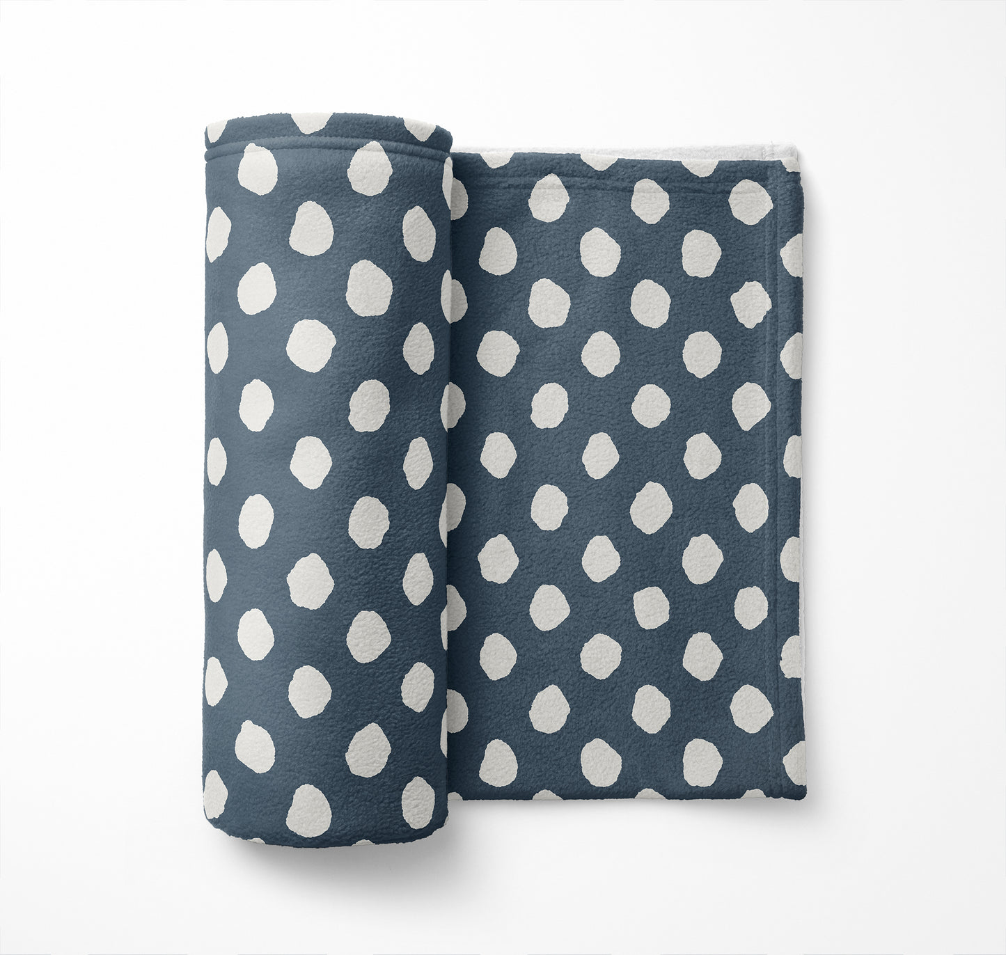 Large Dot Velveteen Fleece Blanket
