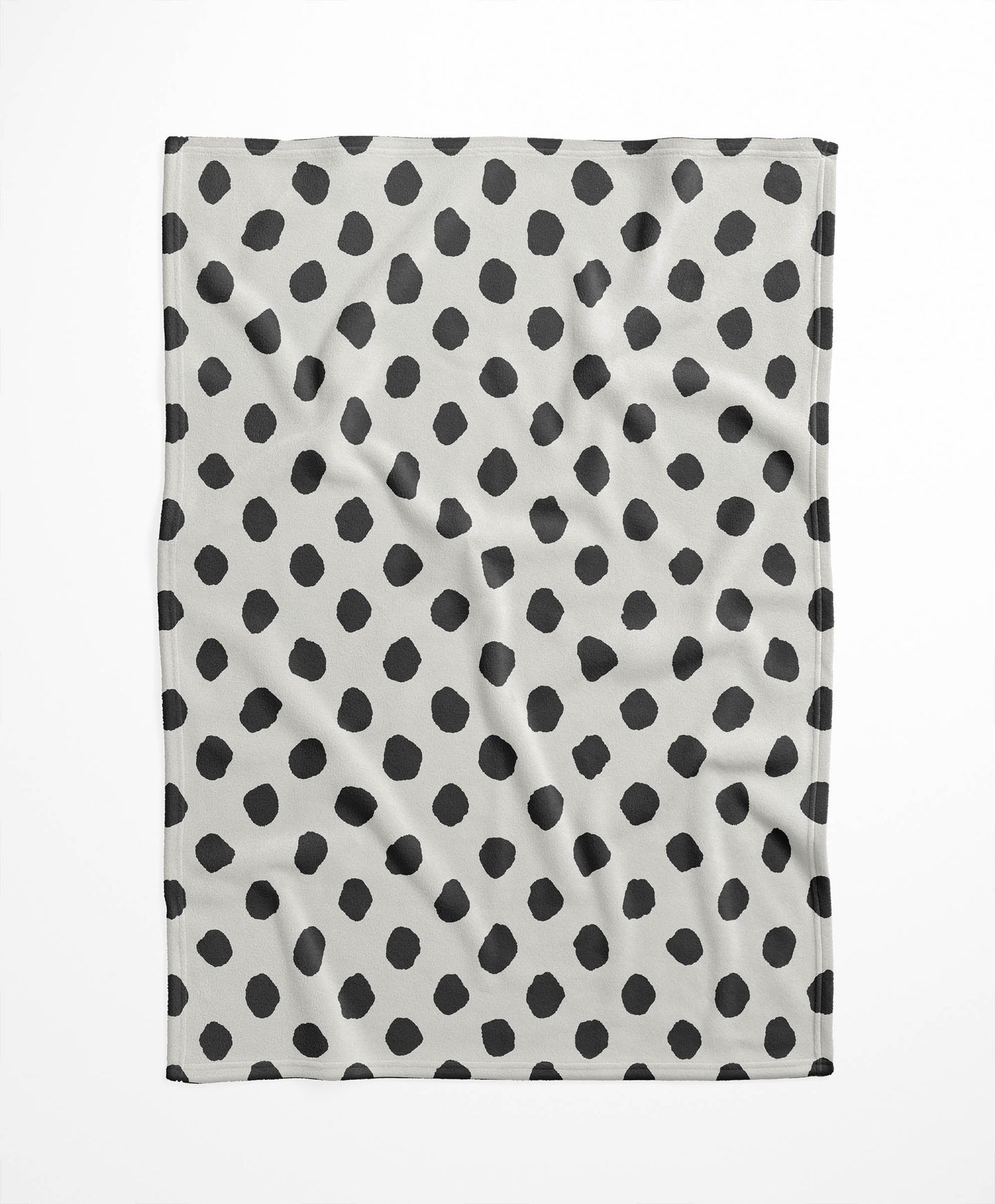Large Dot Velveteen Fleece Blanket
