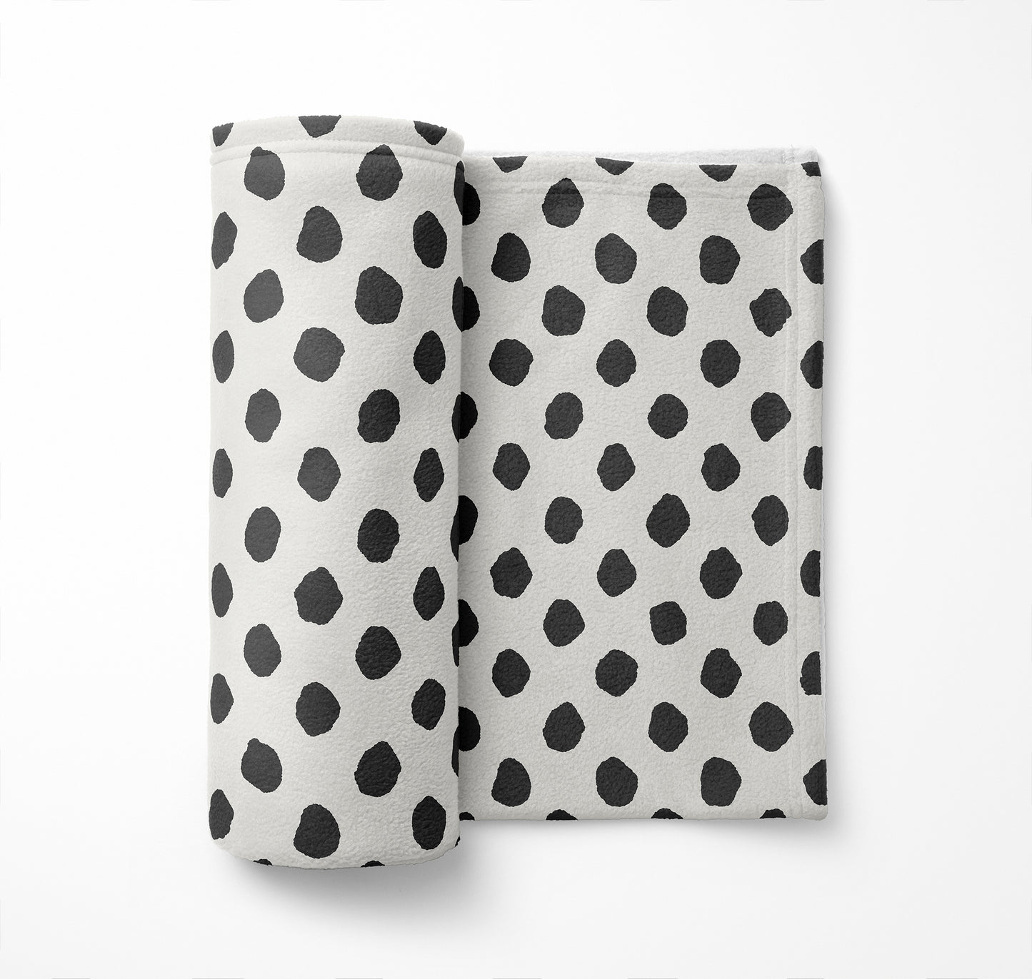 Large Dot Velveteen Fleece Blanket