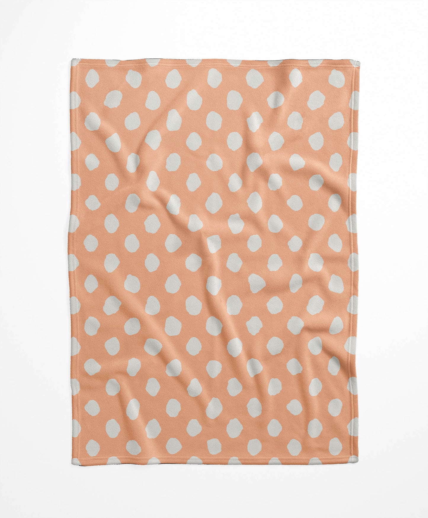 Large Dot Velveteen Fleece Blanket