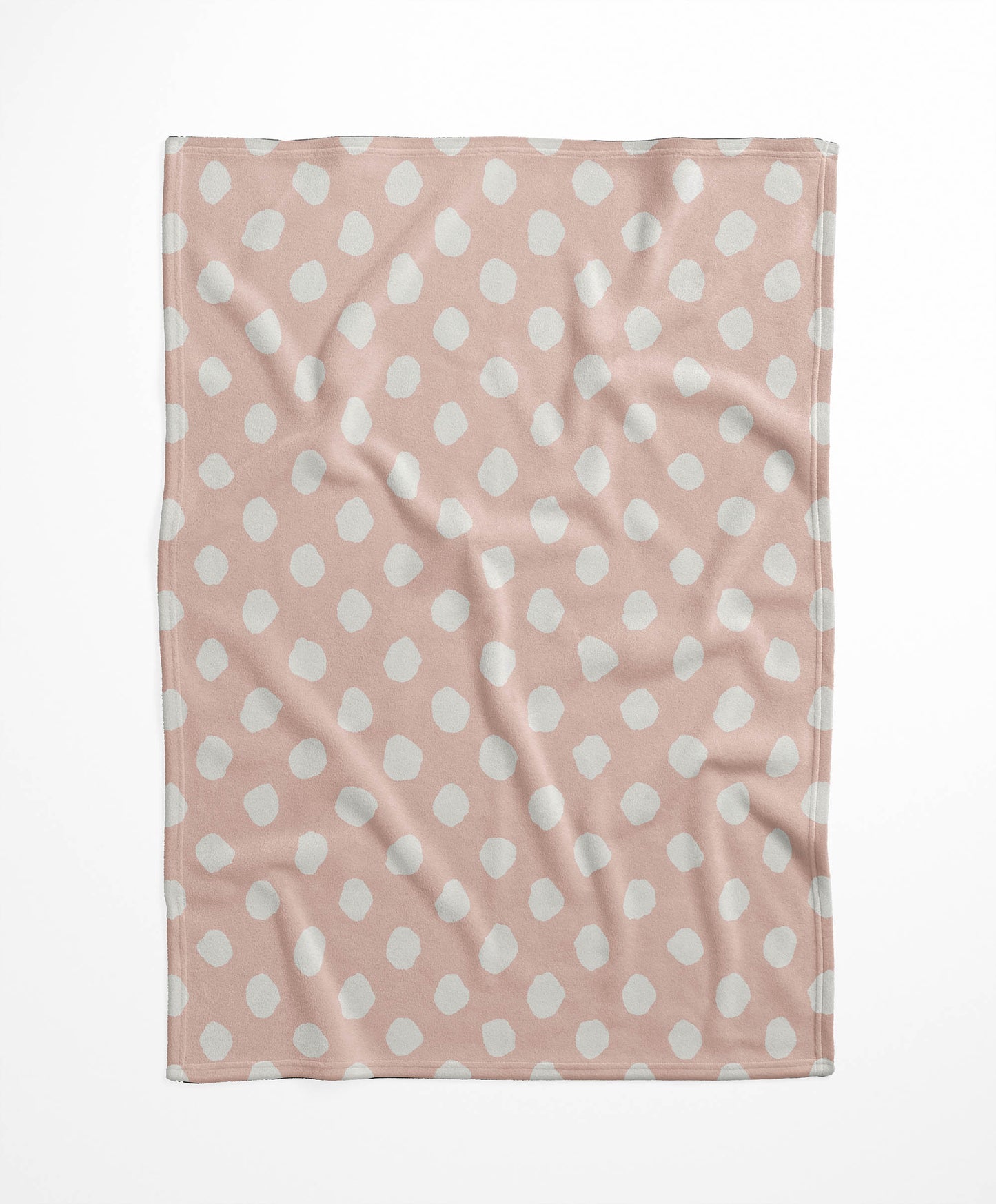 Large Dot Velveteen Fleece Blanket